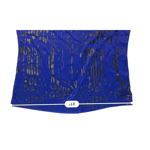 Adidas Climalite Graphic Scoop Neck‎ Top LARGE Graphic Activewear Pullover Blue - Picture 8 of 11